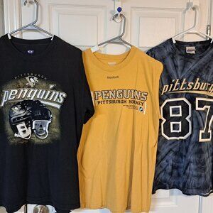 Pittsburgh Penguins Lot of 3 Men's T-shirts